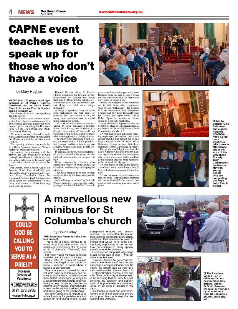 Apr 2020 edition of the Northern Cross