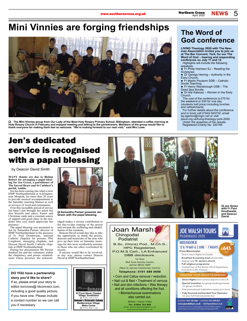 Apr 2020 edition of the Northern Cross