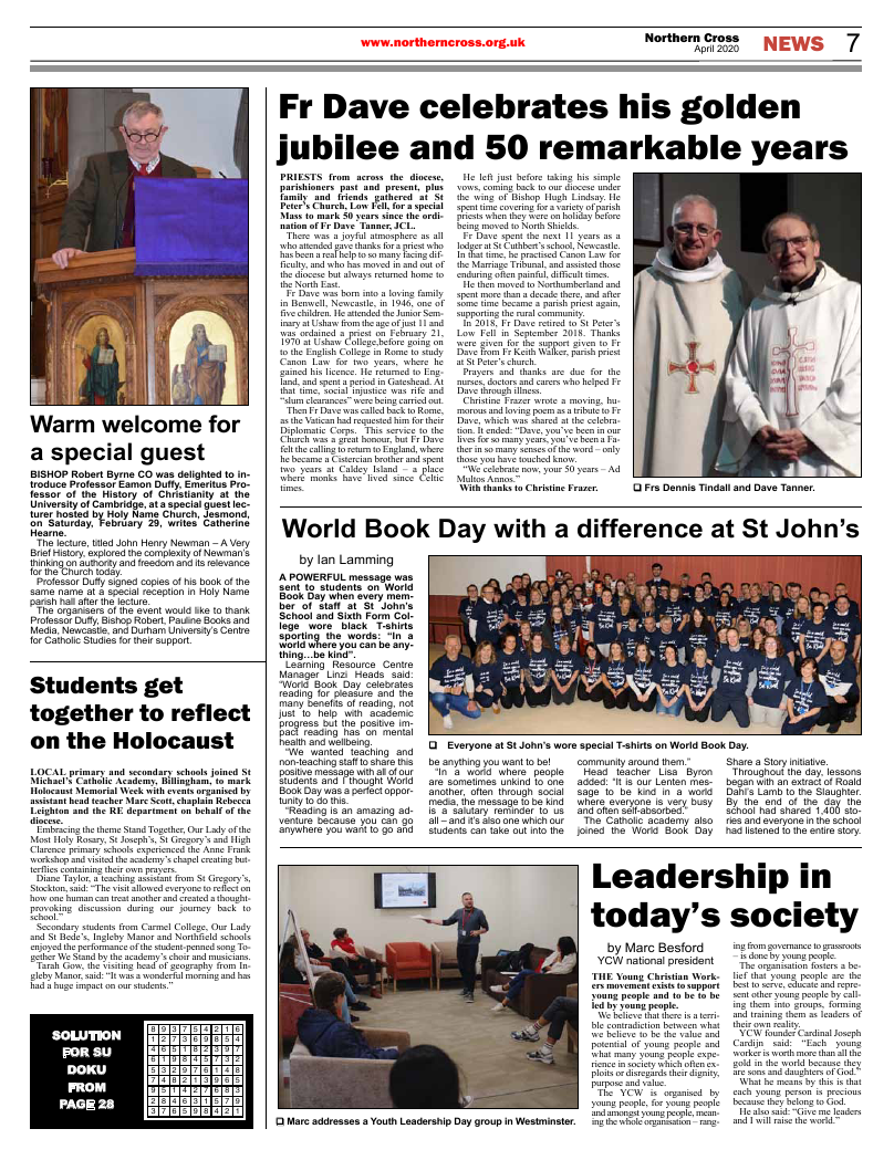 Apr 2020 edition of the Northern Cross