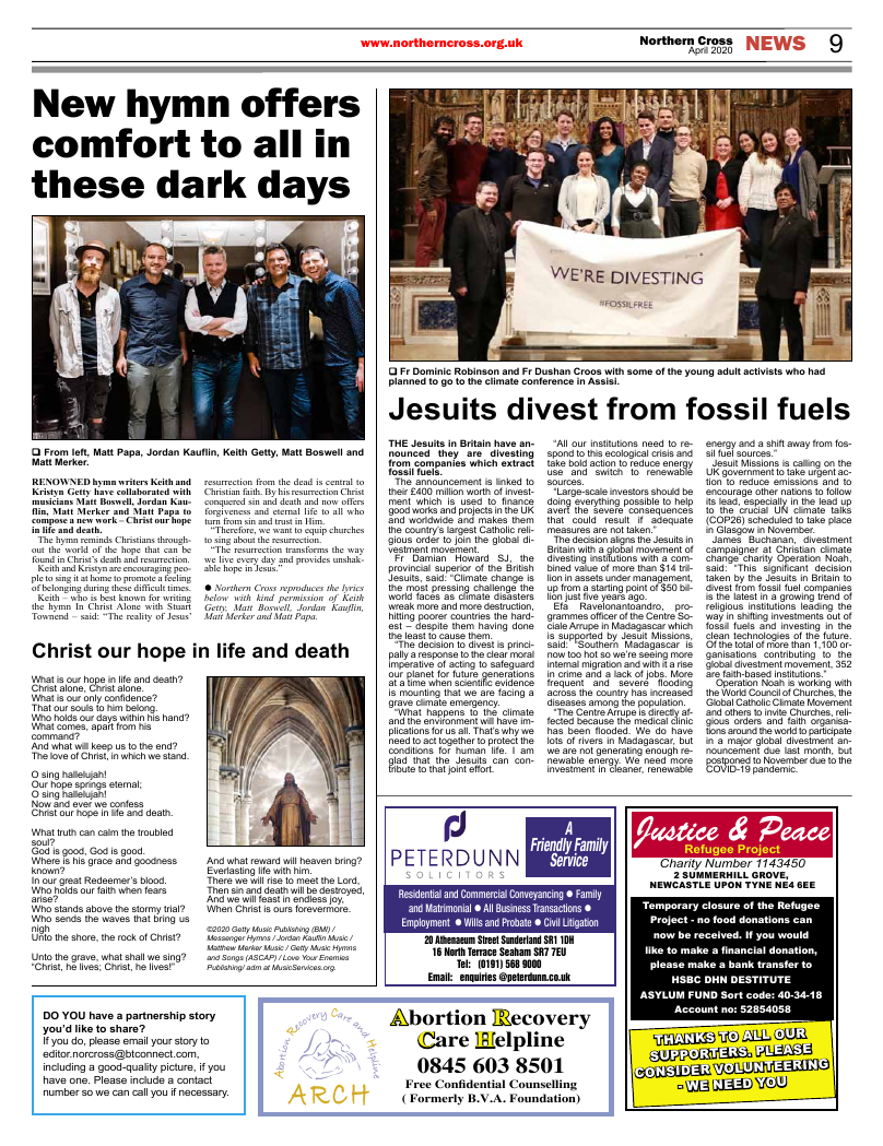 Apr 2020 edition of the Northern Cross