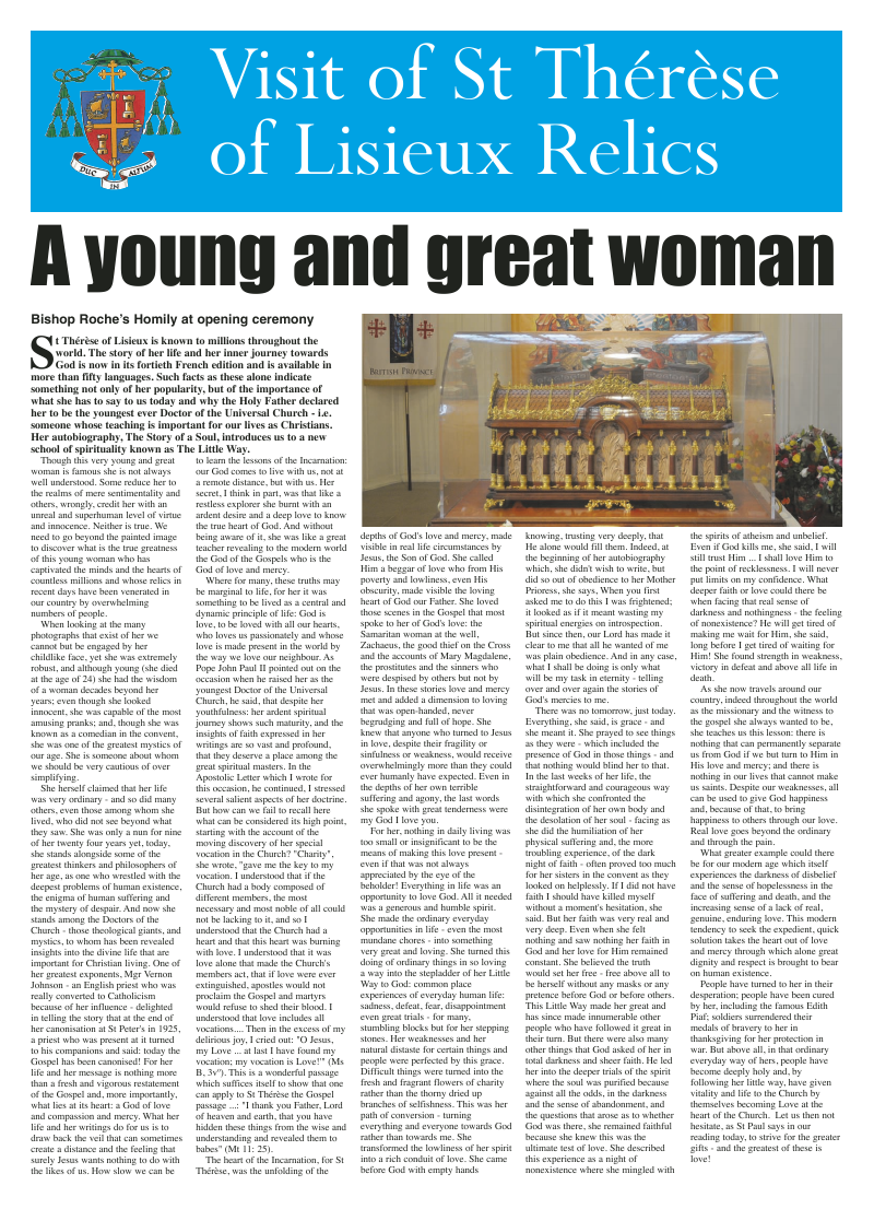 Oct 2009 edition of the Leeds Catholic Post