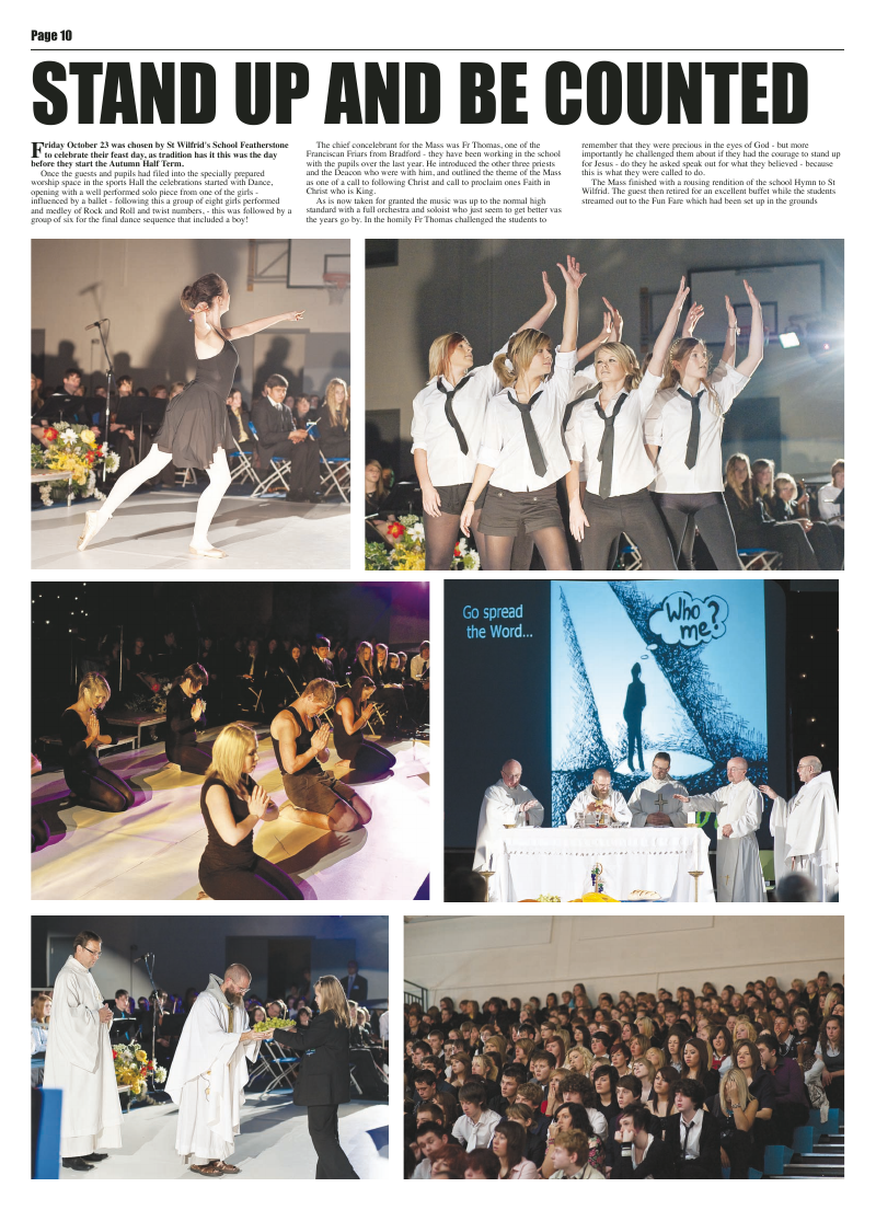 Nov 2009 edition of the Leeds Catholic Post Nov 2009 edition of the Leeds Catholic Post