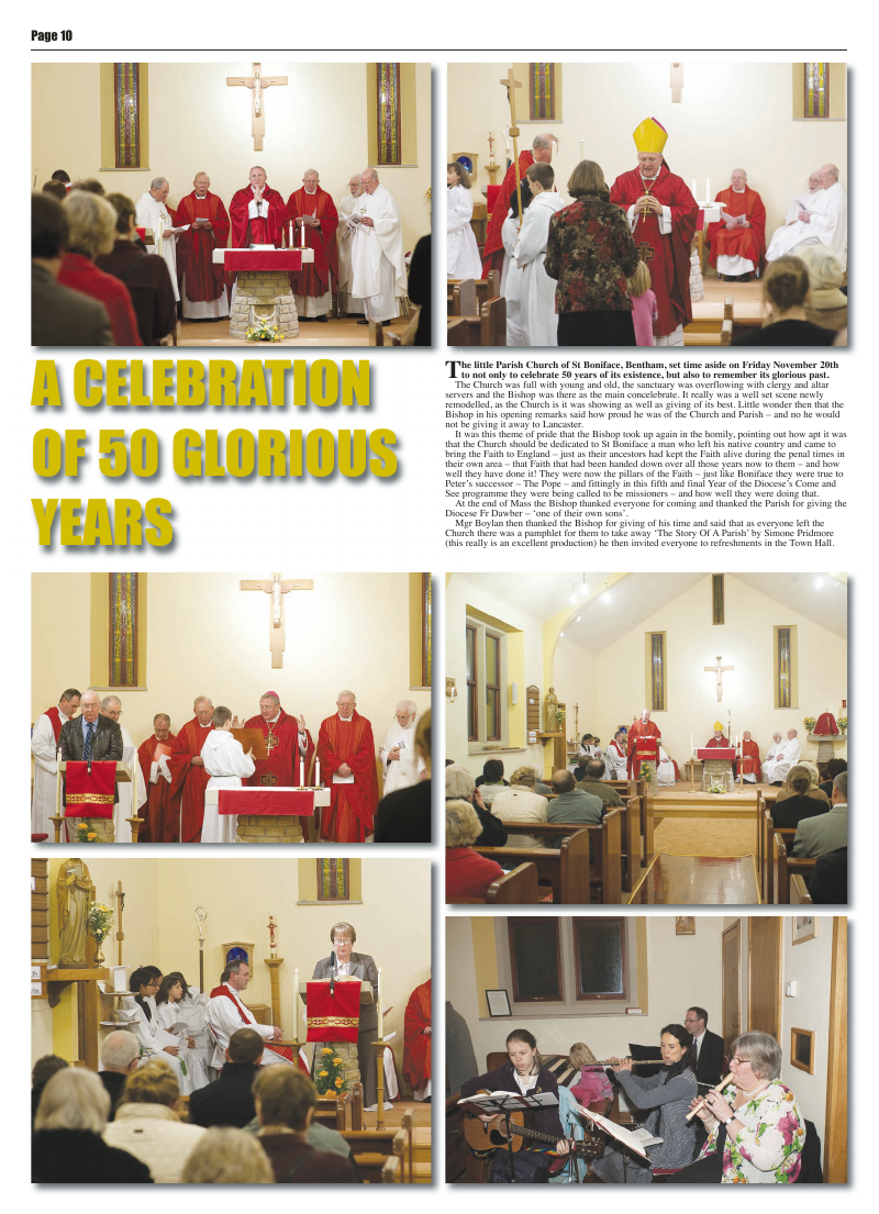 Dec 2009 edition of the Leeds Catholic Post