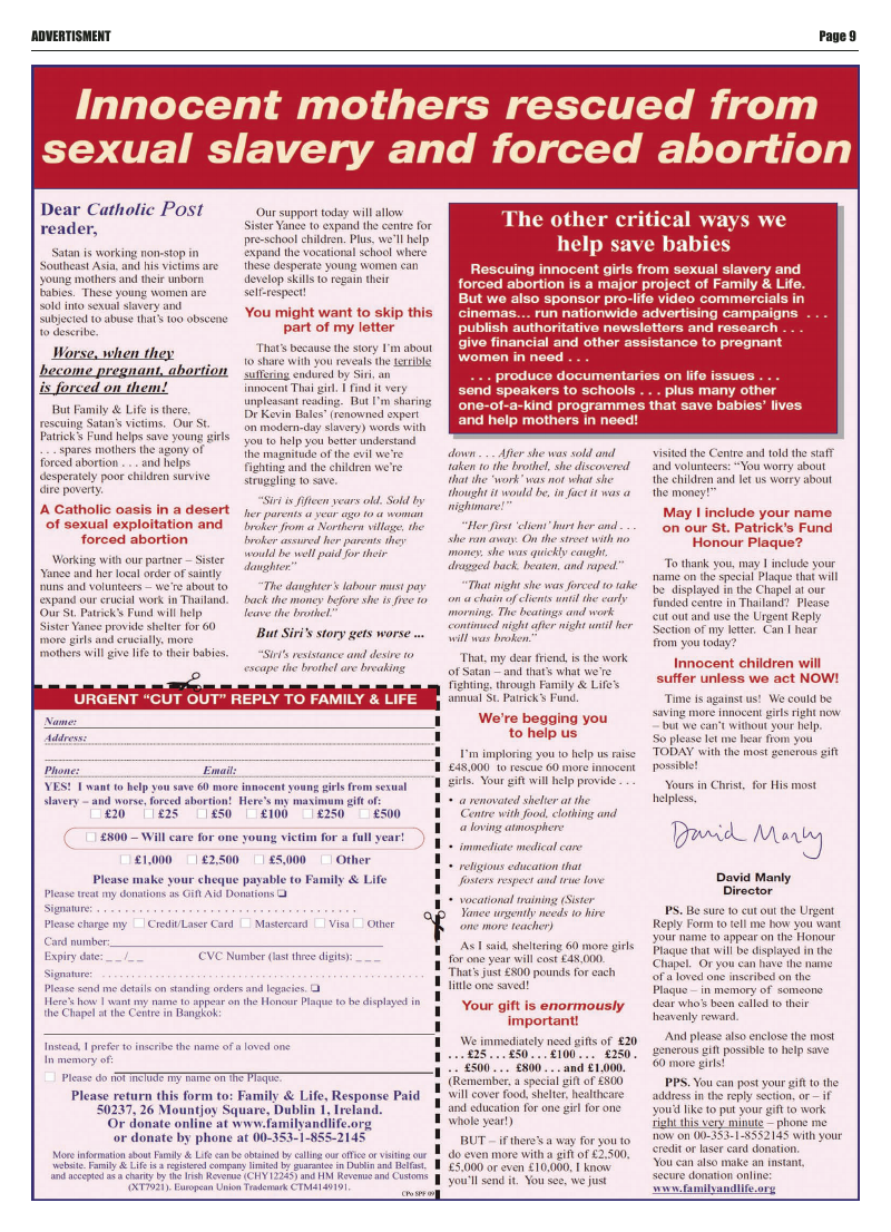 Dec 2009 edition of the Leeds Catholic Post Dec 2009 edition of the Leeds Catholic Post