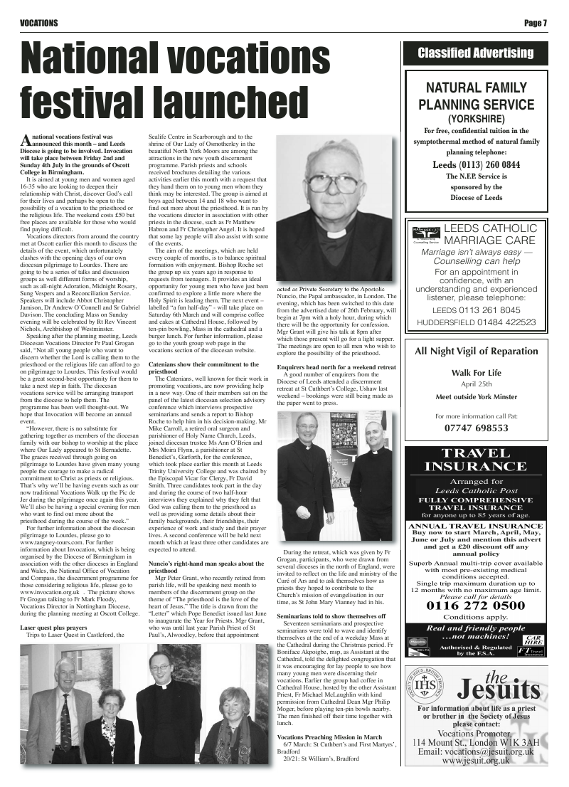 Feb 2010 edition of the Leeds Catholic Post Feb 2010 edition of the Leeds Catholic Post