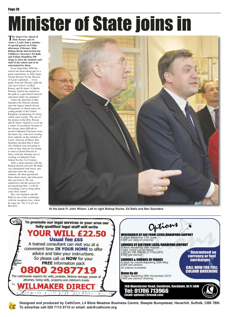 Mar 2010 edition of the Leeds Catholic Post