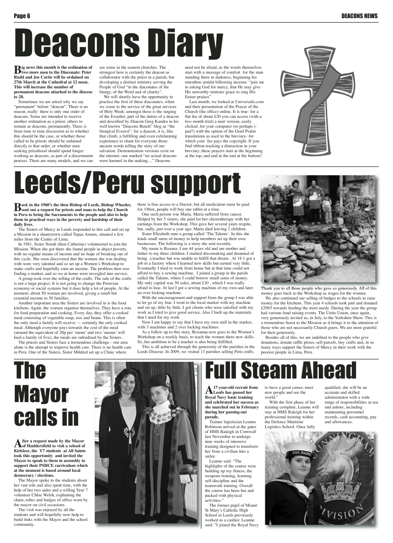 Mar 2010 edition of the Leeds Catholic Post