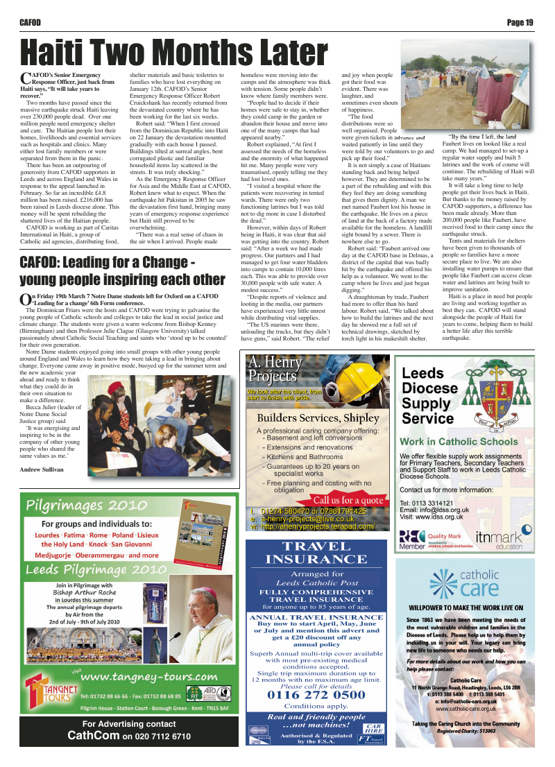 Apr 2010 edition of the Leeds Catholic Post