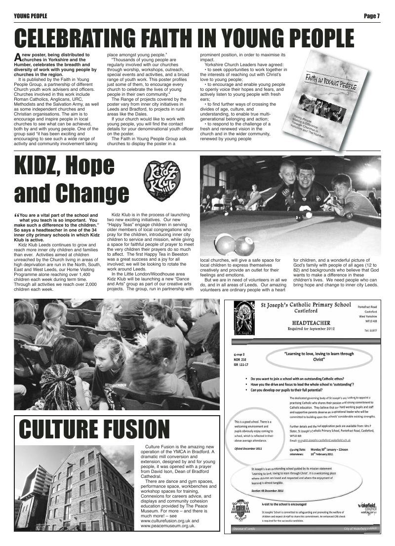 Jan 2012 U edition of the Leeds Catholic Post