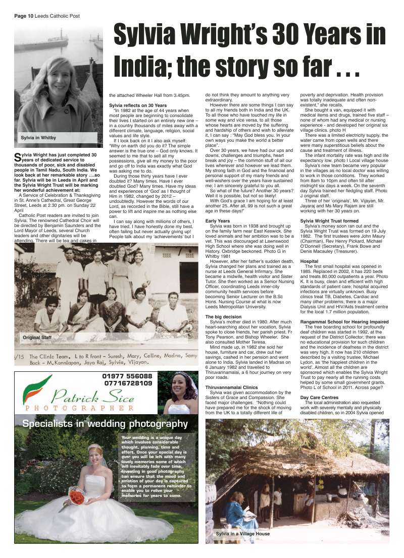 Mar 2012 edition of the Leeds Catholic Post Mar 2012 edition of the Leeds Catholic Post