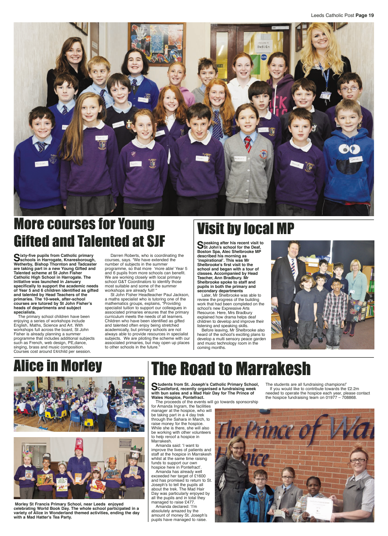 Mar 2012 edition of the Leeds Catholic Post Mar 2012 edition of the Leeds Catholic Post