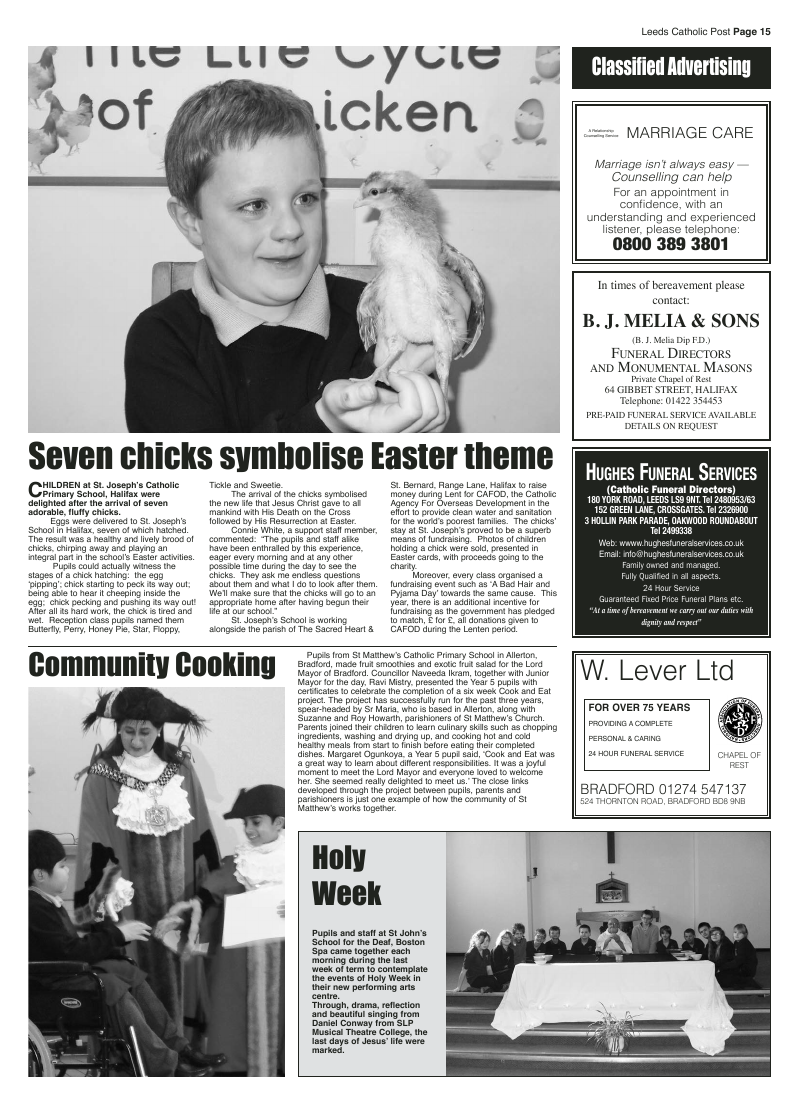 Apr 2012 edition of the Leeds Catholic Post Apr 2012 edition of the Leeds Catholic Post