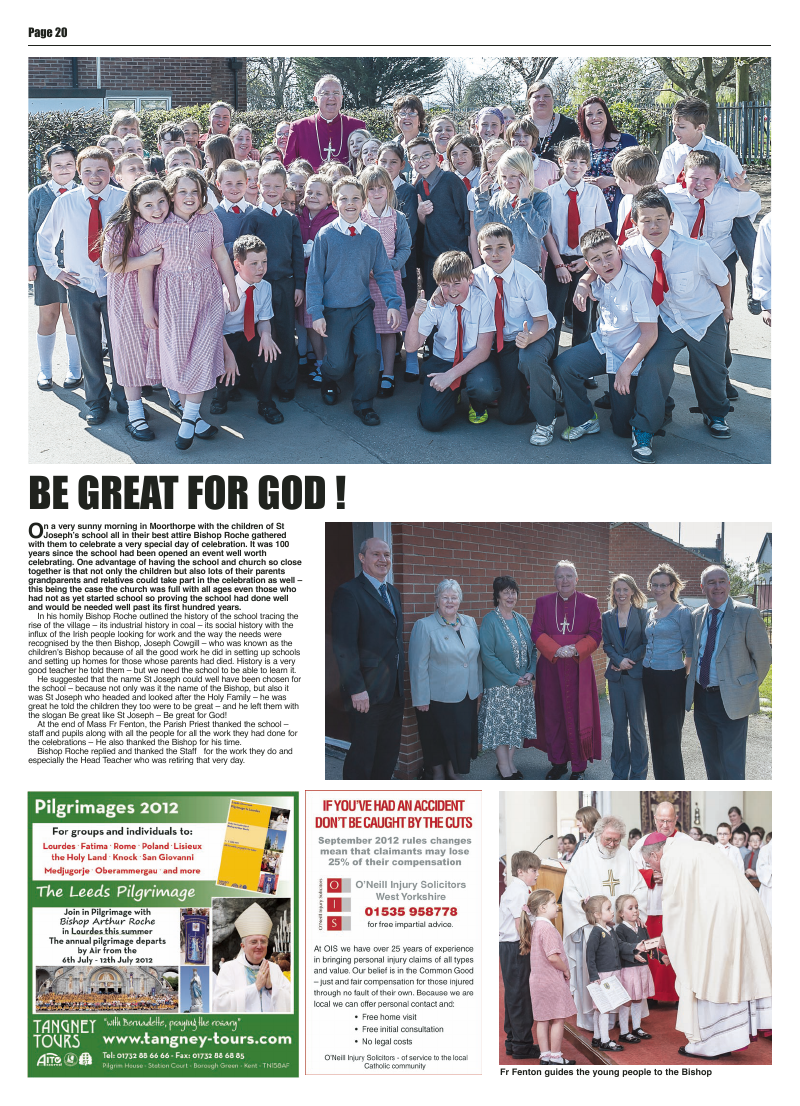 Apr 2012 edition of the Leeds Catholic Post