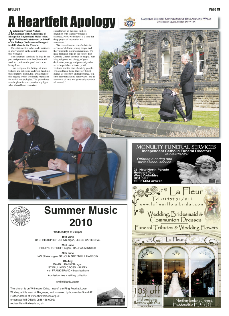 May 2010 edition of the Leeds Catholic Post