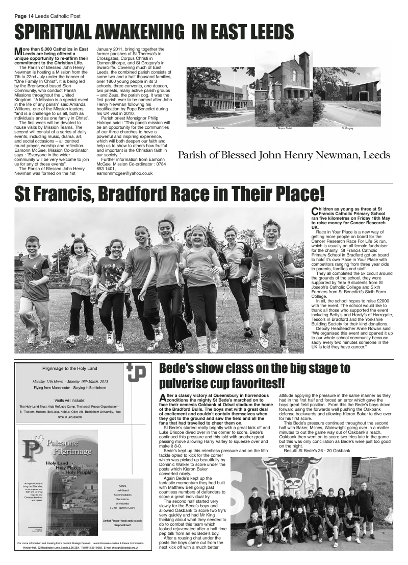 Jun 2012 edition of the Leeds Catholic Post Jun 2012 edition of the Leeds Catholic Post