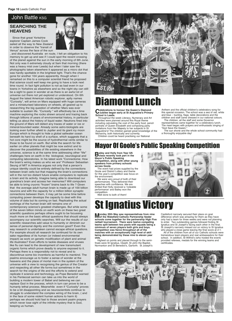 Jun 2012 edition of the Leeds Catholic Post Jun 2012 edition of the Leeds Catholic Post