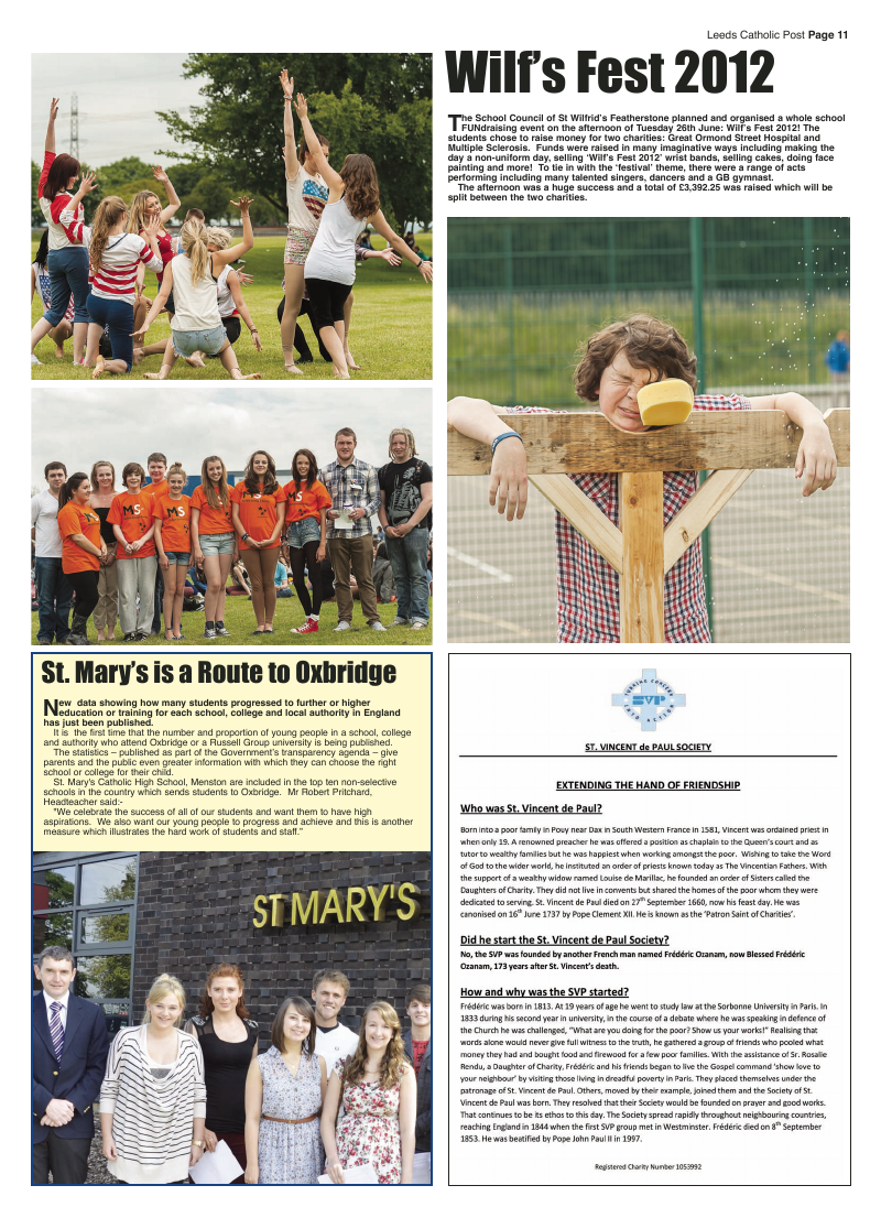 Jul/Aug 2012 edition of the Leeds Catholic Post
