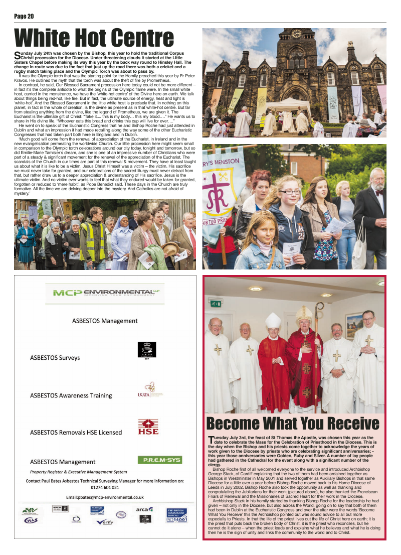 Jul/Aug 2012 edition of the Leeds Catholic Post