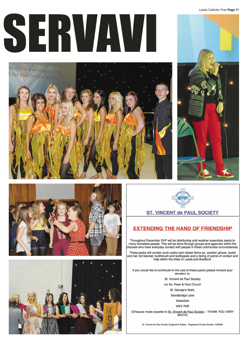 Nov 2012 edition of the Leeds Catholic Post Nov 2012 edition of the Leeds Catholic Post