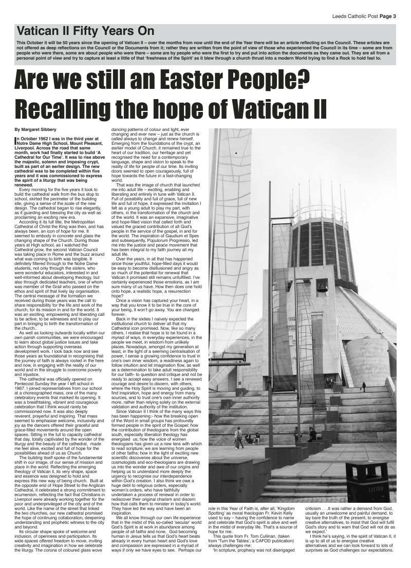 Nov 2012 edition of the Leeds Catholic Post Nov 2012 edition of the Leeds Catholic Post