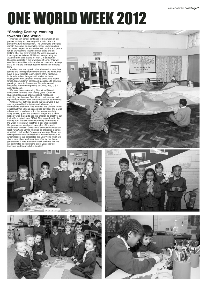 Nov 2012 edition of the Leeds Catholic Post Nov 2012 edition of the Leeds Catholic Post