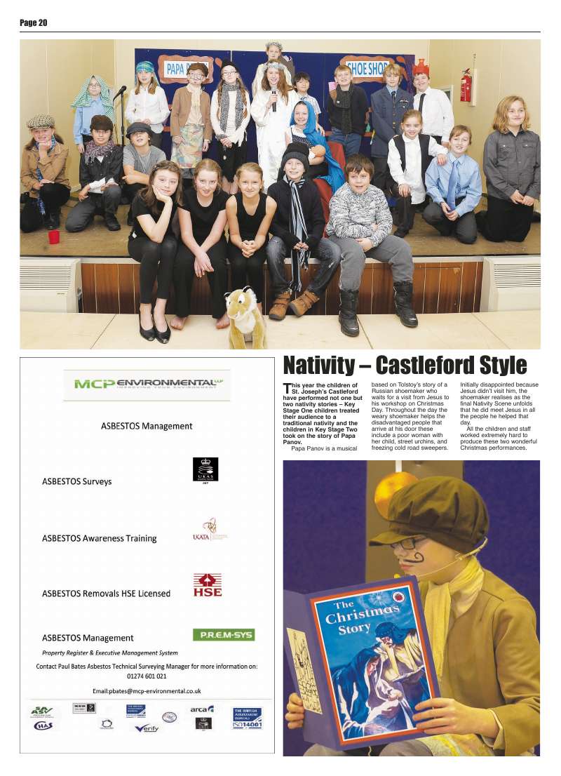 Dec 2012 edition of the Leeds Catholic Post Dec 2012 edition of the Leeds Catholic Post
