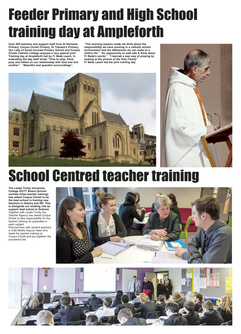 Dec 2012 edition of the Leeds Catholic Post Dec 2012 edition of the Leeds Catholic Post