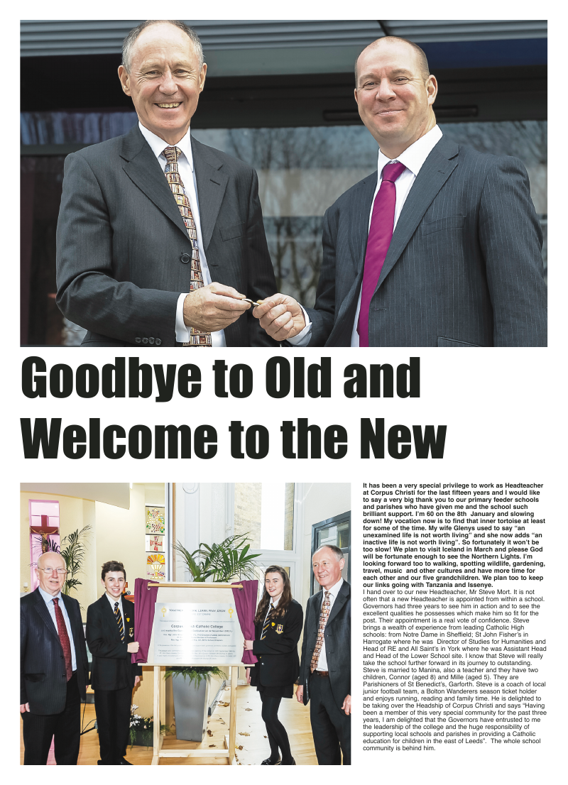 Dec 2012 edition of the Leeds Catholic Post Dec 2012 edition of the Leeds Catholic Post