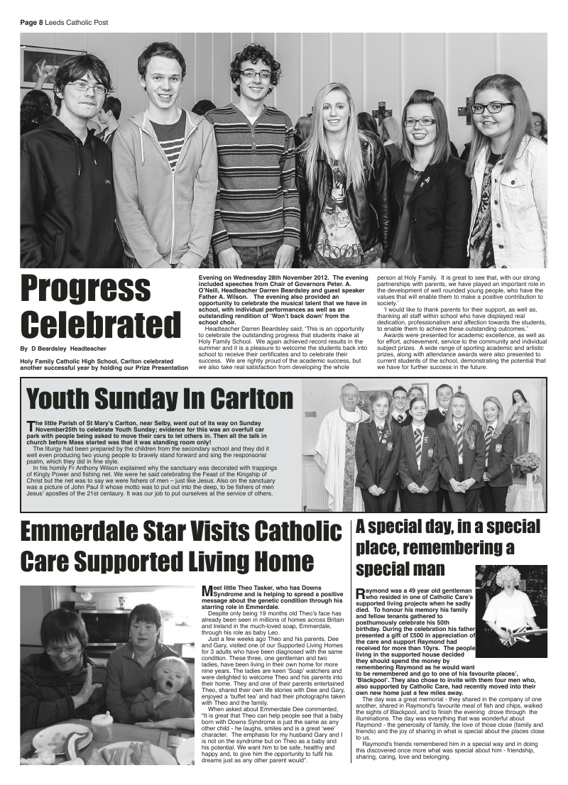 Dec 2012 edition of the Leeds Catholic Post