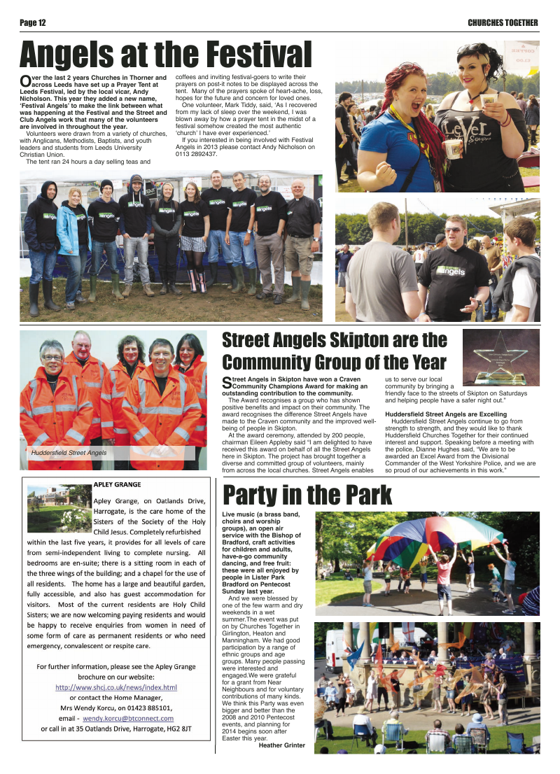 Jan 2013 U edition of the Leeds Catholic Post Jan 2013 U edition of the Leeds Catholic Post