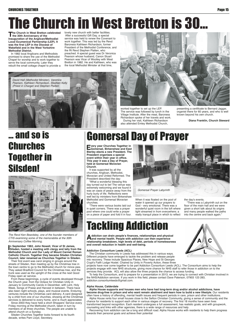Jan 2013 U edition of the Leeds Catholic Post Jan 2013 U edition of the Leeds Catholic Post