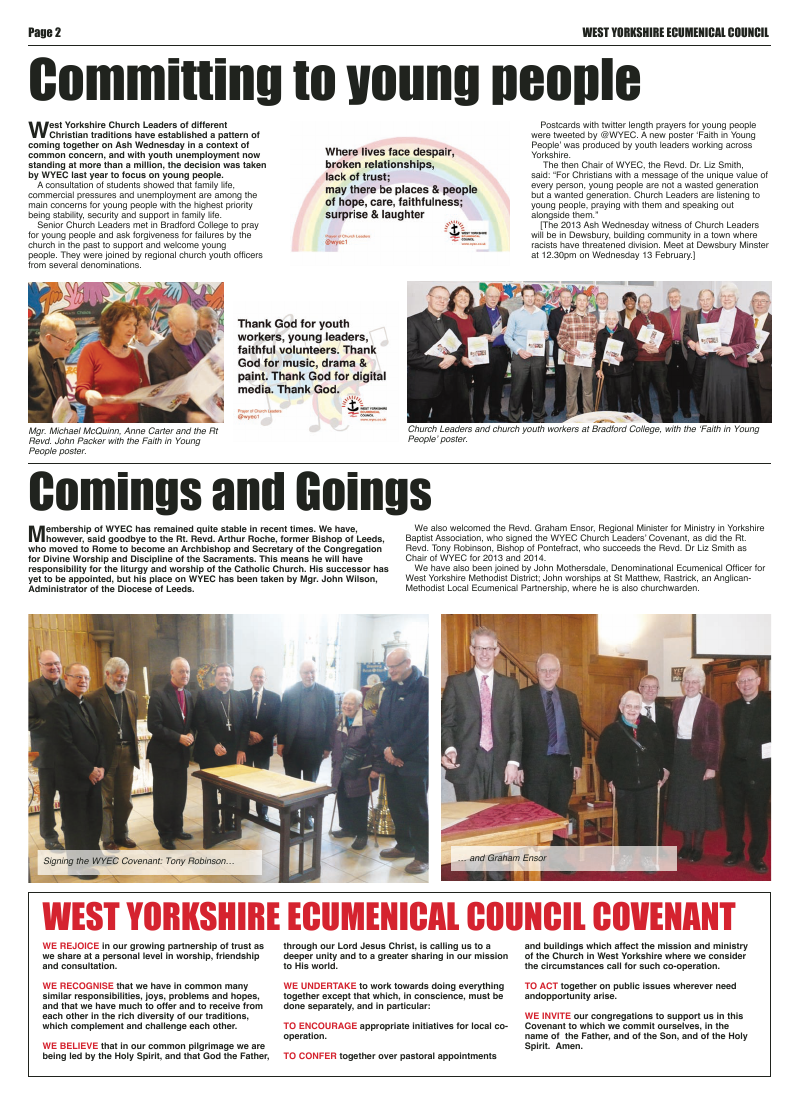 Jan 2013 U edition of the Leeds Catholic Post