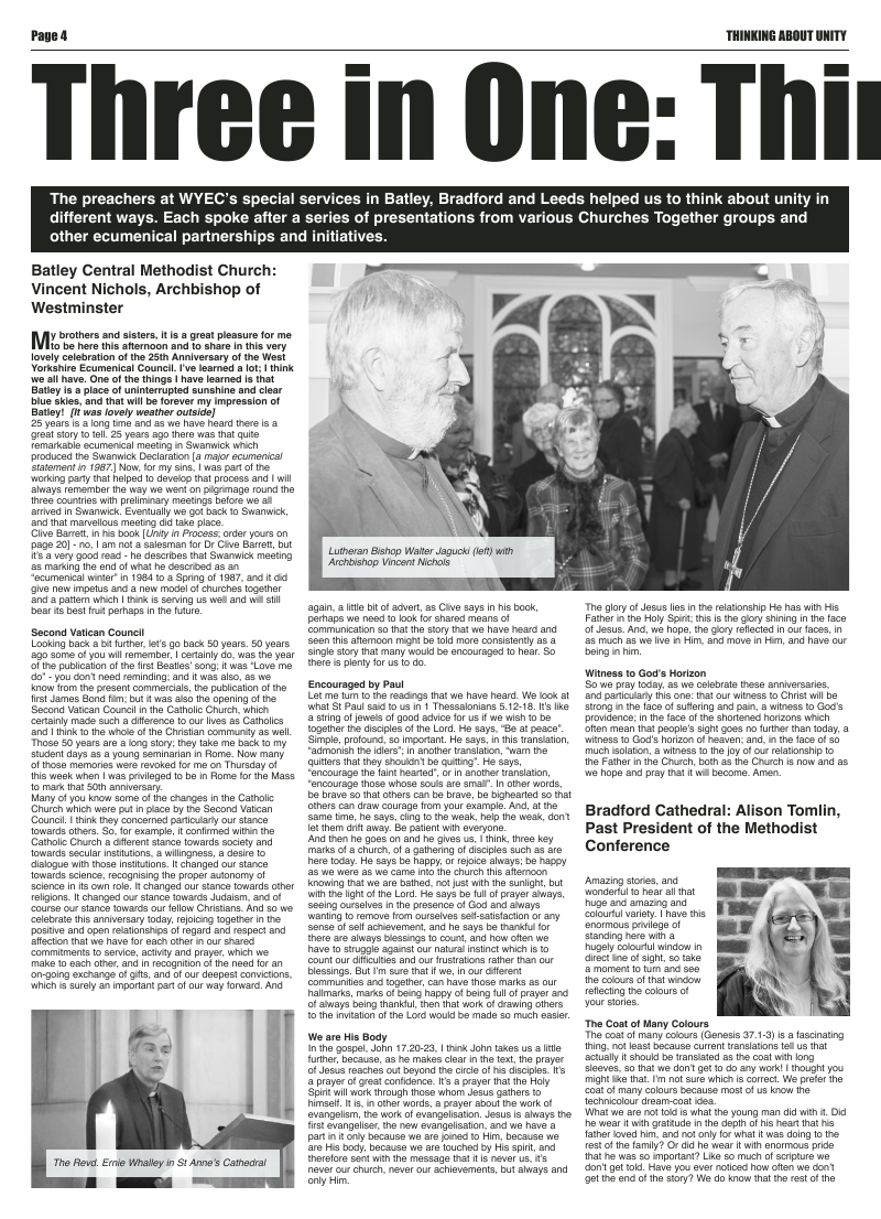 Jan 2013 U edition of the Leeds Catholic Post Jan 2013 U edition of the Leeds Catholic Post