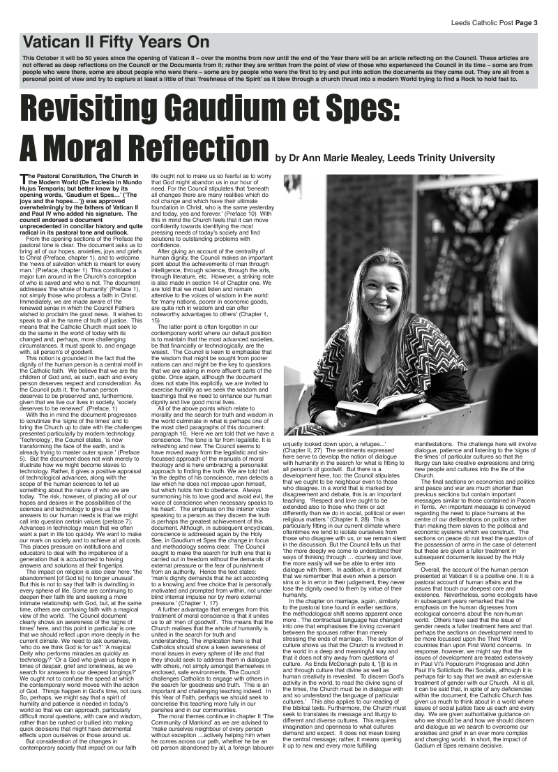 Feb 2013 edition of the Leeds Catholic Post Feb 2013 edition of the Leeds Catholic Post