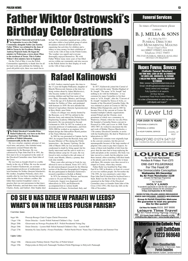 Jun 2010 edition of the Leeds Catholic Post