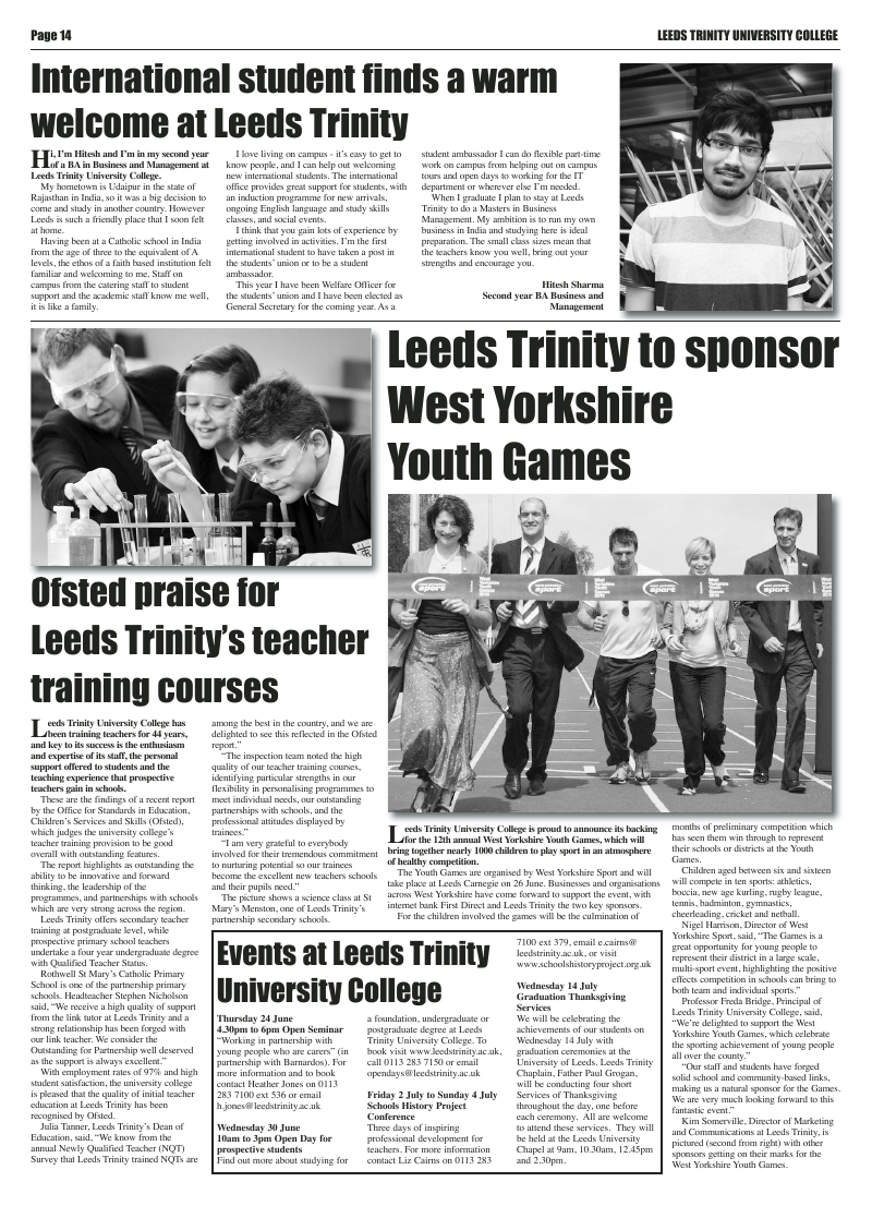 Jun 2010 edition of the Leeds Catholic Post Jun 2010 edition of the Leeds Catholic Post