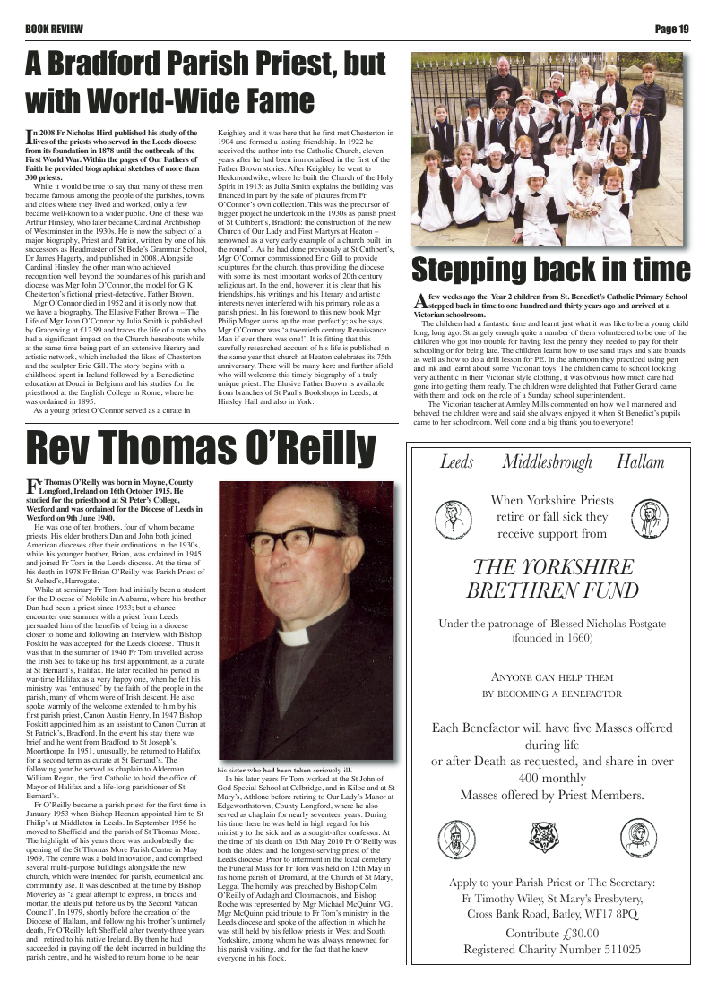 Jun 2010 edition of the Leeds Catholic Post Jun 2010 edition of the Leeds Catholic Post