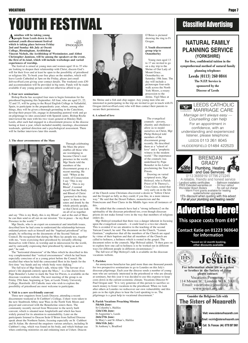 Jun 2010 edition of the Leeds Catholic Post Jun 2010 edition of the Leeds Catholic Post