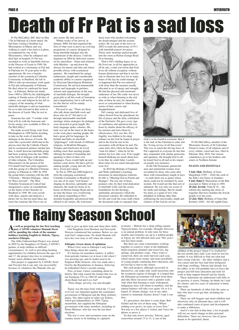 Jun 2010 edition of the Leeds Catholic Post Jun 2010 edition of the Leeds Catholic Post