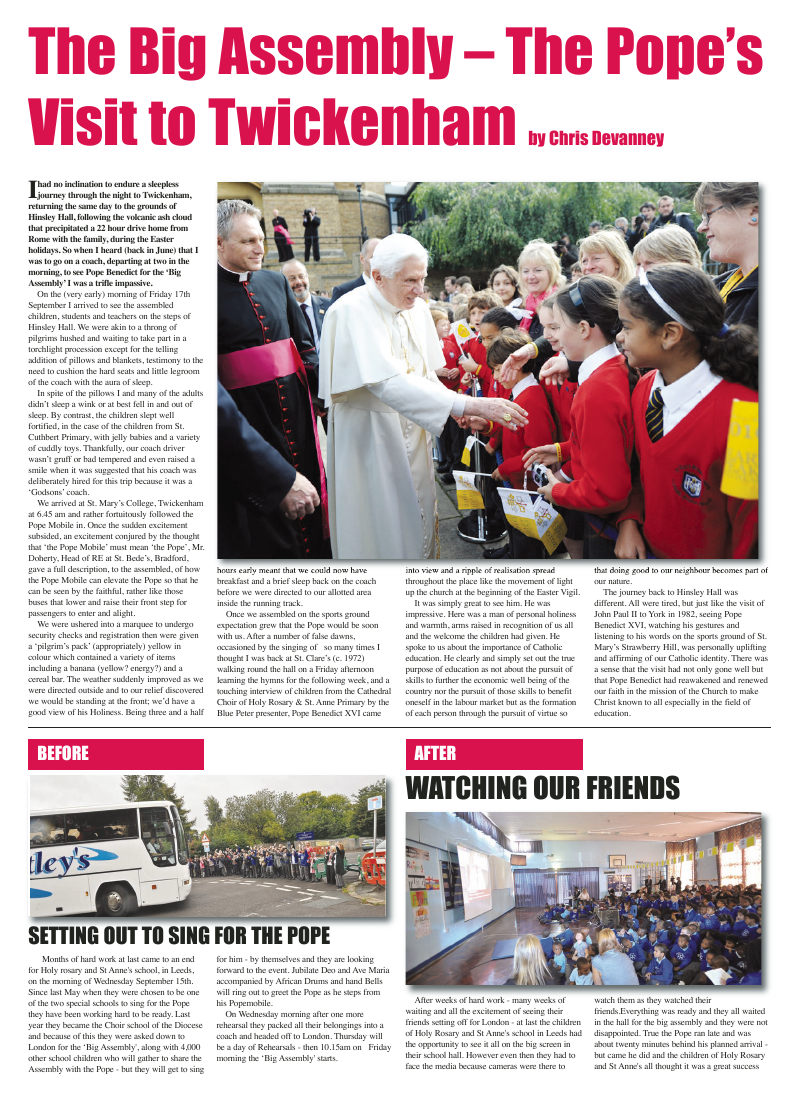 Oct 2010 edition of the Leeds Catholic Post