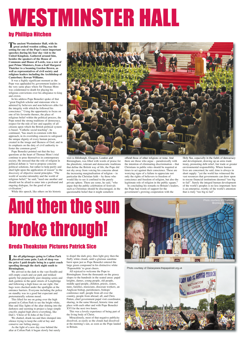 Oct 2010 edition of the Leeds Catholic Post