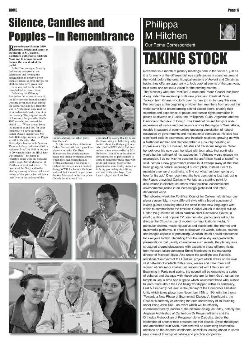 Nov 2010 edition of the Leeds Catholic Post Nov 2010 edition of the Leeds Catholic Post