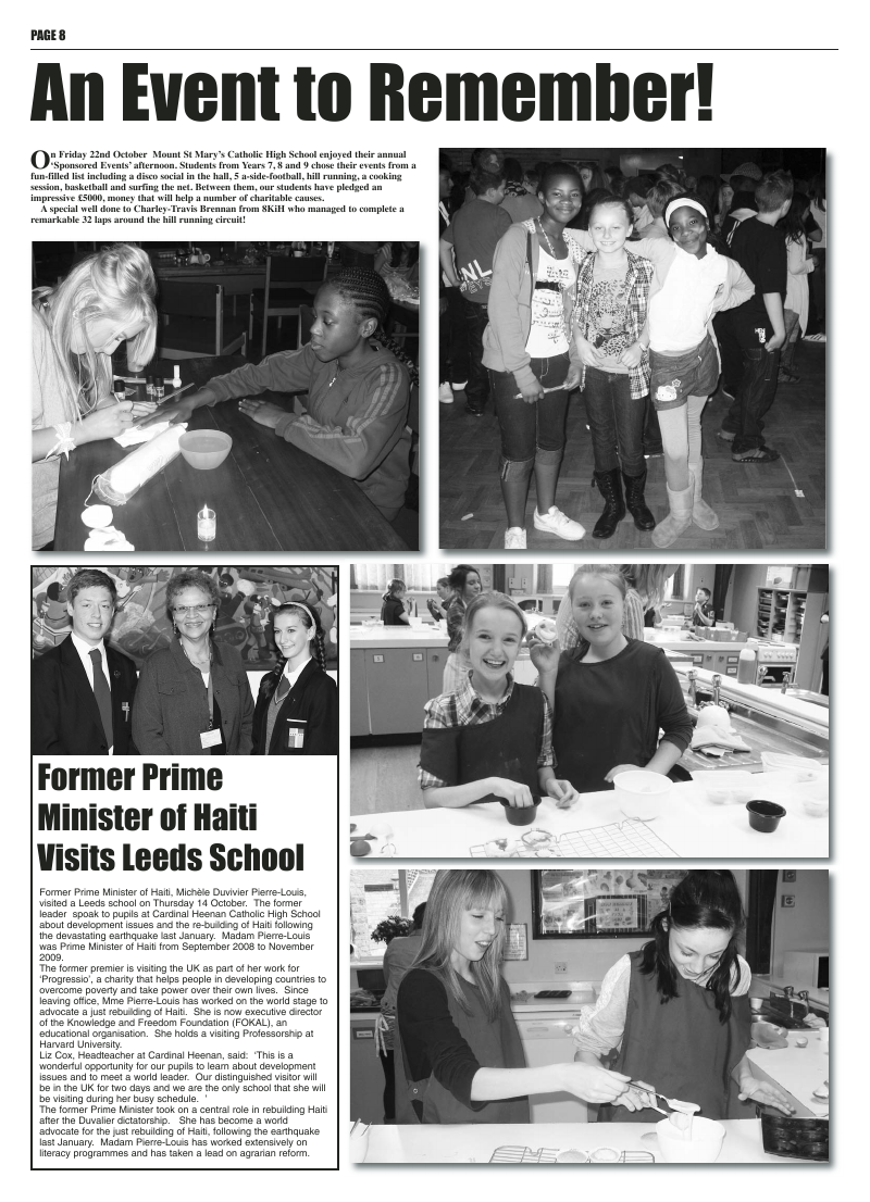 Nov 2010 edition of the Leeds Catholic Post