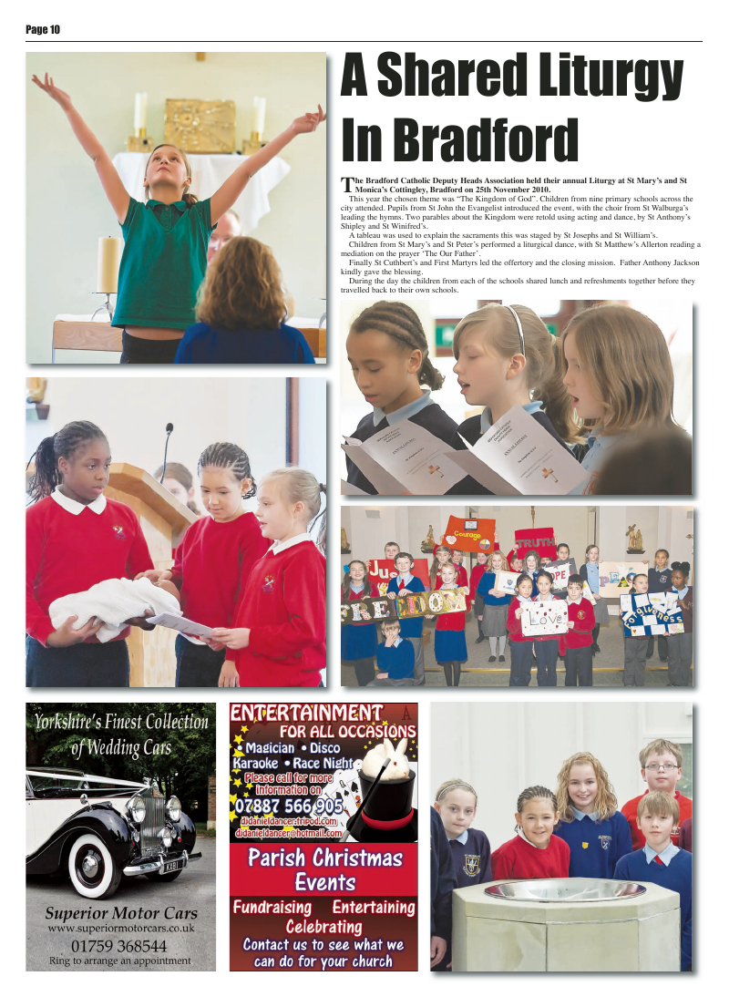 Dec 2010 edition of the Leeds Catholic Post Dec 2010 edition of the Leeds Catholic Post