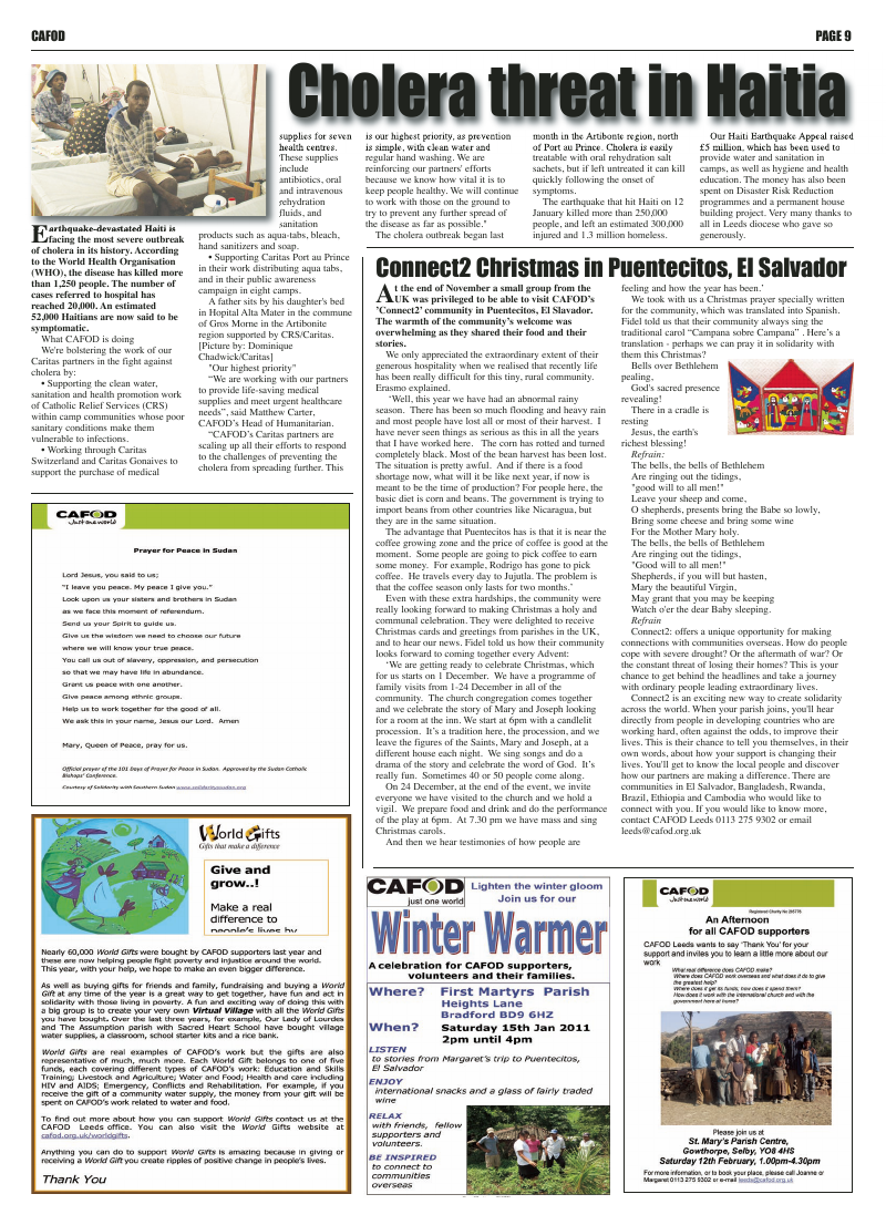 Dec 2010 edition of the Leeds Catholic Post Dec 2010 edition of the Leeds Catholic Post