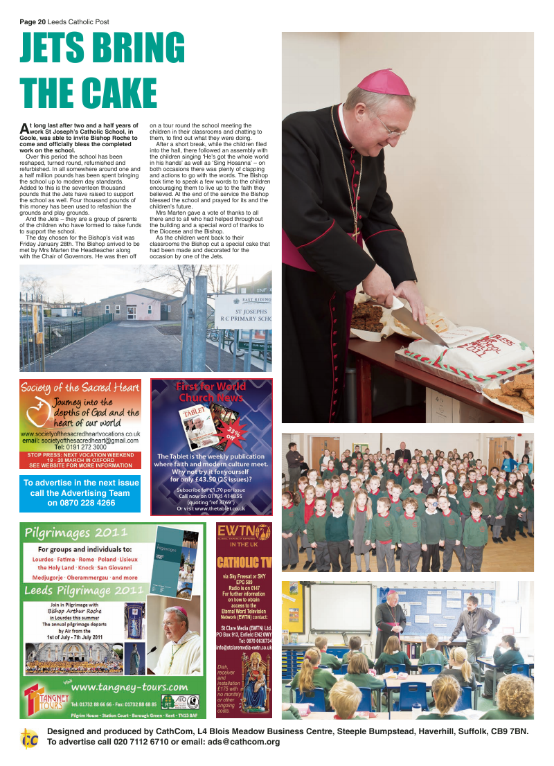 Feb 2011 edition of the Leeds Catholic Post Feb 2011 edition of the Leeds Catholic Post