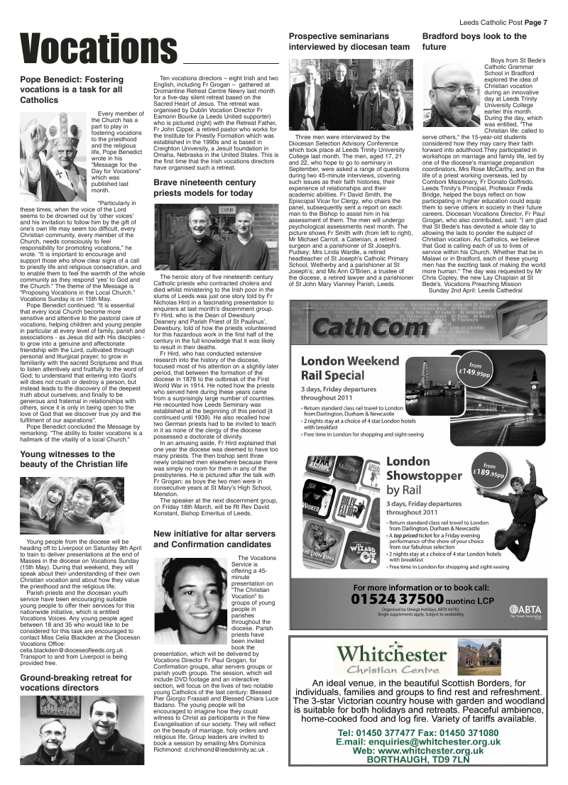 Mar 2011 edition of the Leeds Catholic Post
