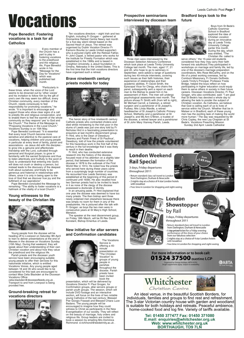 Mar 2011 edition of the Leeds Catholic Post Mar 2011 edition of the Leeds Catholic Post