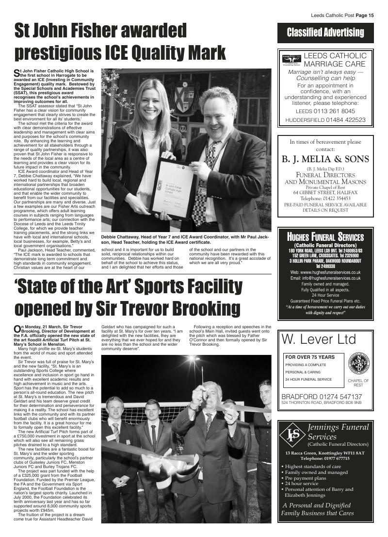 Apr 2011 edition of the Leeds Catholic Post Apr 2011 edition of the Leeds Catholic Post