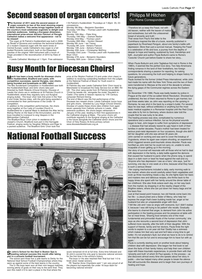 Apr 2011 edition of the Leeds Catholic Post Apr 2011 edition of the Leeds Catholic Post